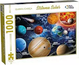 Quebra-Cabeça Sistema Solar 1000 Peças - Pais & Filhos