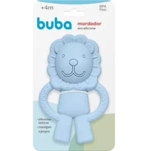 Mordedor em Silicone Leão Azul - Buba
