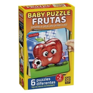 Quebra-Cabeça Baby Frutas 6 Puzzles Diferentes - Grow