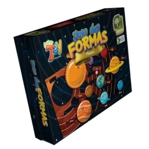 Jogo das Formas Planetas Peças em Madeira - Paper Toy