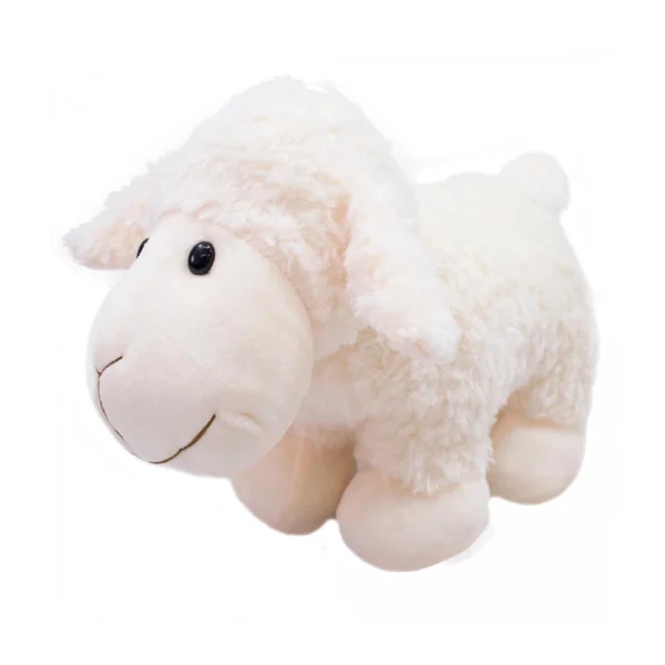 Pelúcia Ovelha com Laço Rosa - Fofy Toys