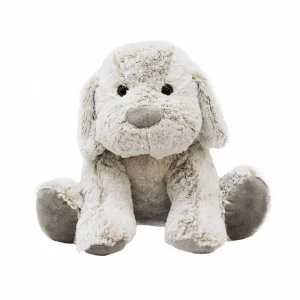 Pelúcia Cachorro Sentado Cinza - Fofy Toys