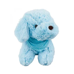 Pelúcia Cachorro Azul Sentado - Fofy Toys