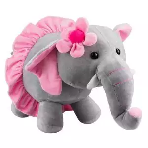 Pelúcia Elefantinha com Saia - Fofy Toys
