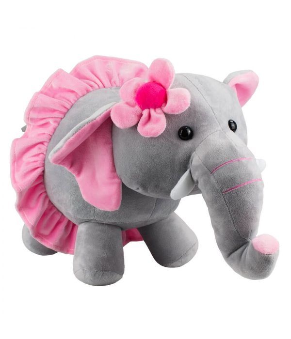 Pelúcia Elefantinha com Saia - Fofy Toys