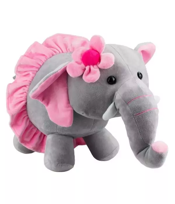 Pelúcia Elefantinha com Saia - Fofy Toys