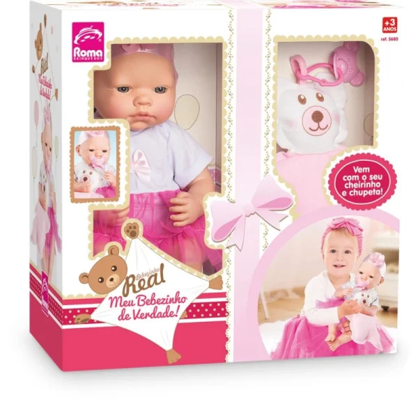 Boneca Bebezinho Real - Roma