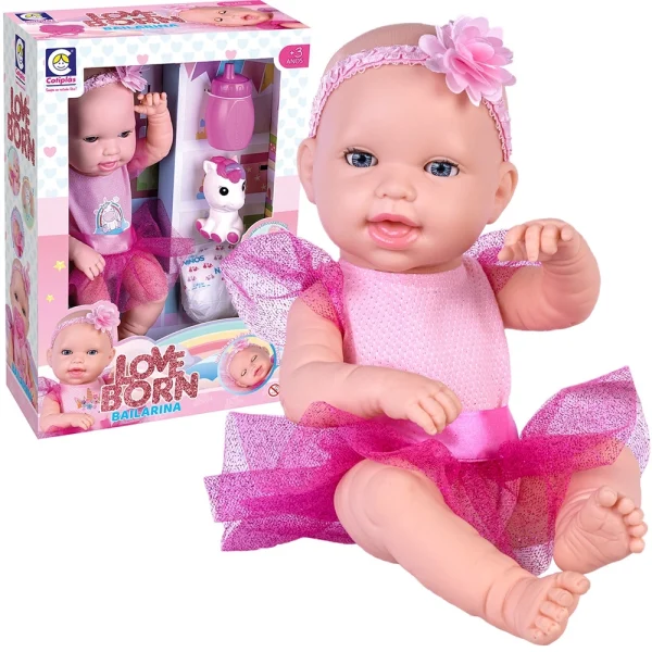 Boneca Love Born Bailarina - Cotiplás