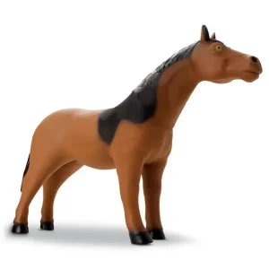 Cavalo Malhado Realista em Vinil - Bee Toys