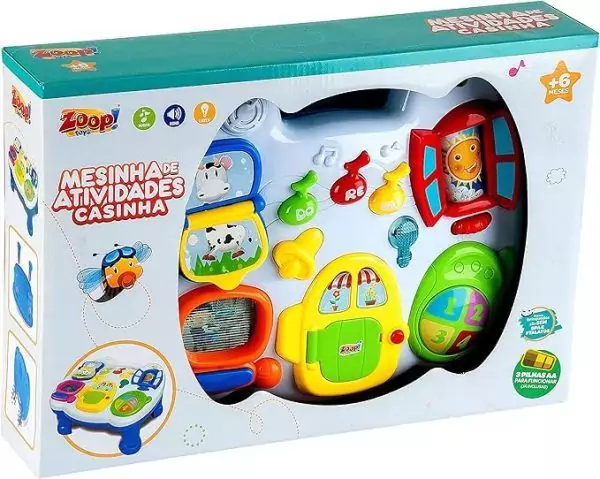Mesinha de Atividades Casinha - Zoop Toys