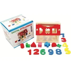 Casinha Divertida dos Encaixes em M.D.F - Toy Mix