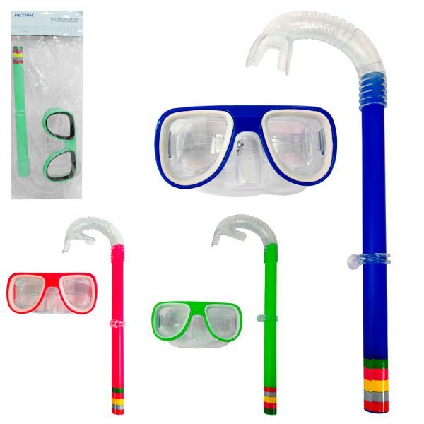 Kit de Mergulho com Máscara e Snorkel - Petrin