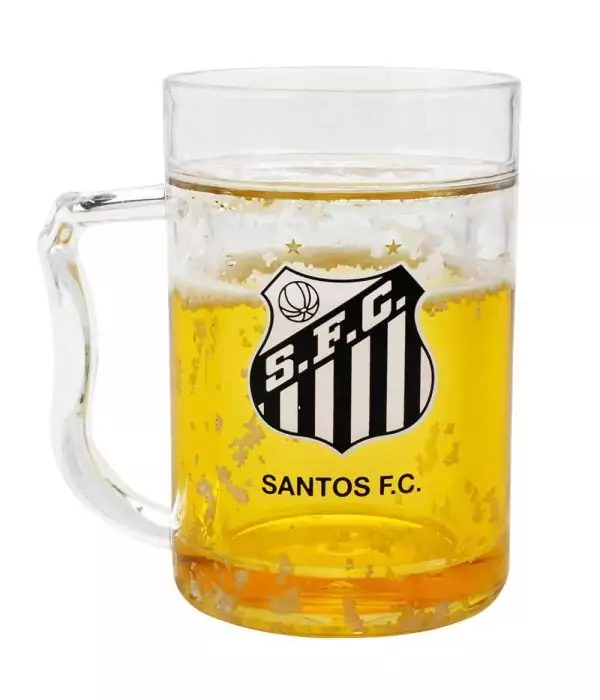 Caneca Cerveja Gelada Santos